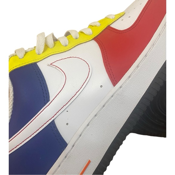 Nike Air Force 1 '07 LV8 Shoes University Red White Blue FN6840-657 Men's 10 - Picture 6 of 8